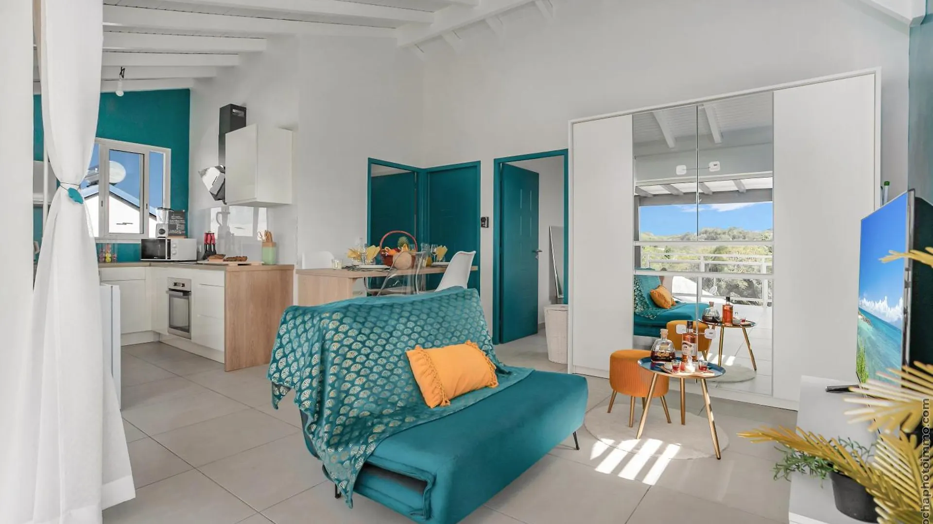 Villa Gosier T3- Vue Nature - Romantique Le Gosier  0*, Le Gosier (Grande-Terre)