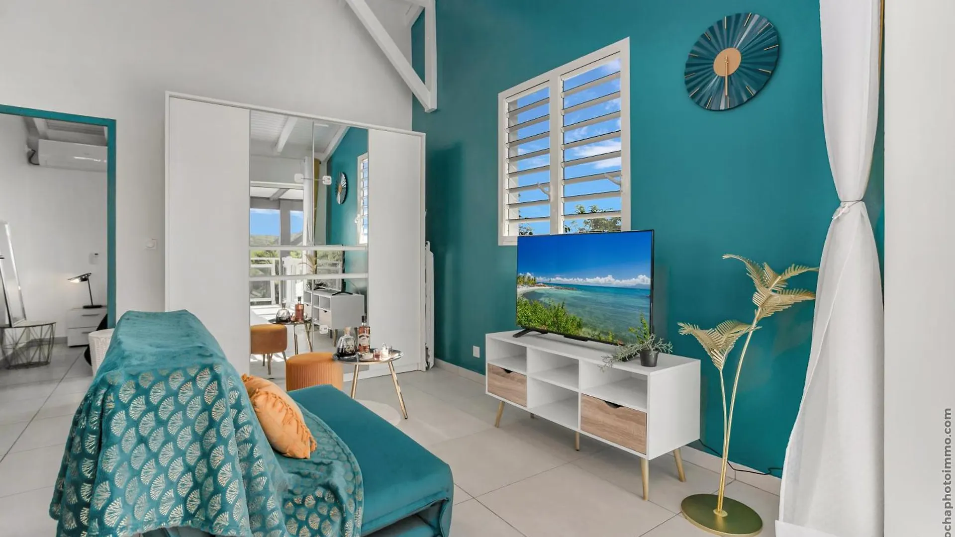 Villa Gosier T3- Vue Nature - Romantique Le Gosier  Apartament